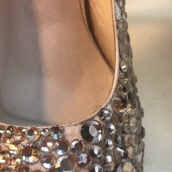 NWOT Crystal Studded Wedding Pumps Size 9 (UK 7 / EURO 39) - - Picture 15 of 16